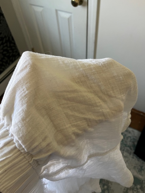 Old Navy White 100% Cotton Women's Elastic Waist Casual Shorts - Picture 8 of 8